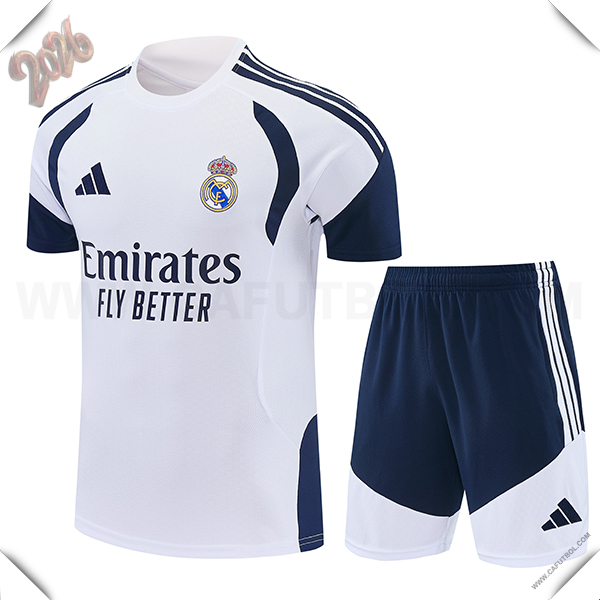 Training T-Shirt Real Madrid Blanco/Azul 2026/2027