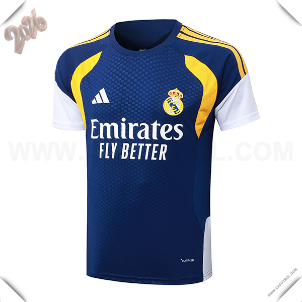 Training T-Shirt Real Madrid Azul/Amarillo/Azul 2026/2027