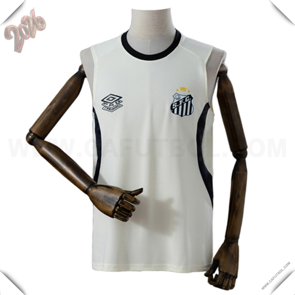 Chalecos De Futbol Santos Blanco/Negro 2026/2027