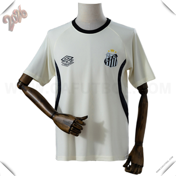 Training T-Shirt Santos Blanco/Negro 2026/2027