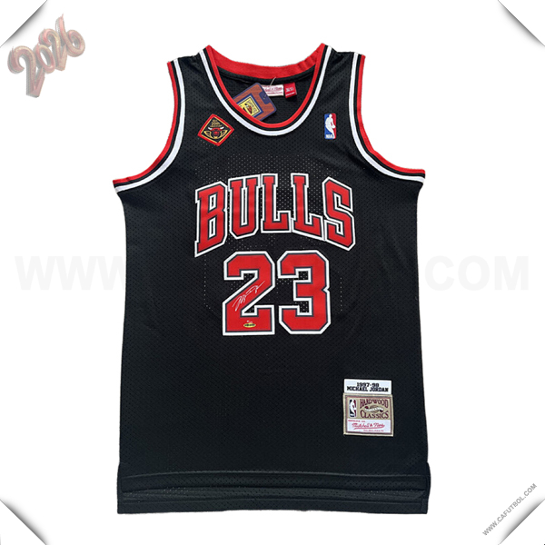 Camisetas NBA Chicago Bulls (JORDAN #23) 2026/27 Negro/Rojo