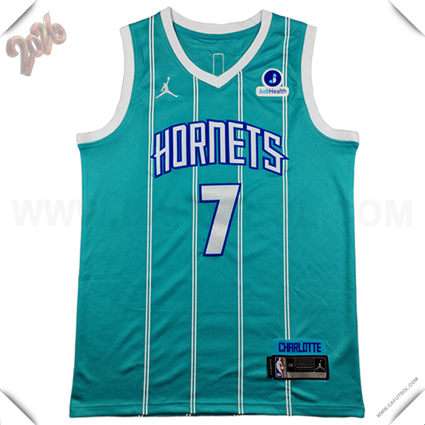 Camisetas NBA Charlotte Hornets (KNUEPPEL #7) 2026/27 Verde/Blanco