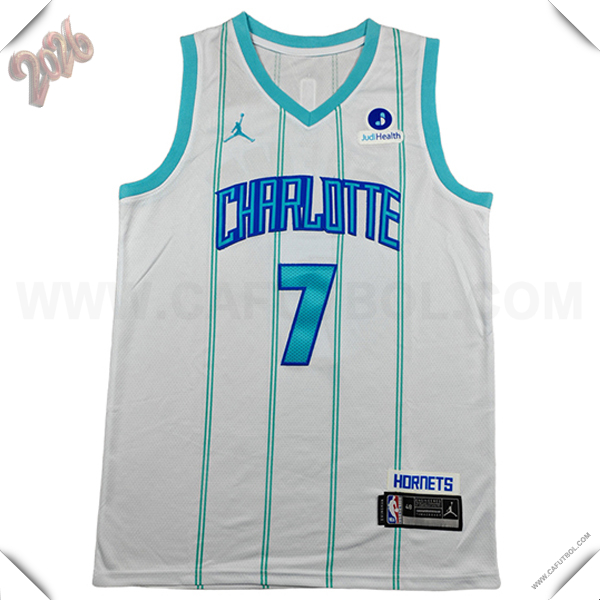 Camisetas NBA Charlotte Hornets (KNUEPPEL #7) 2026/27 Blanco/Verde