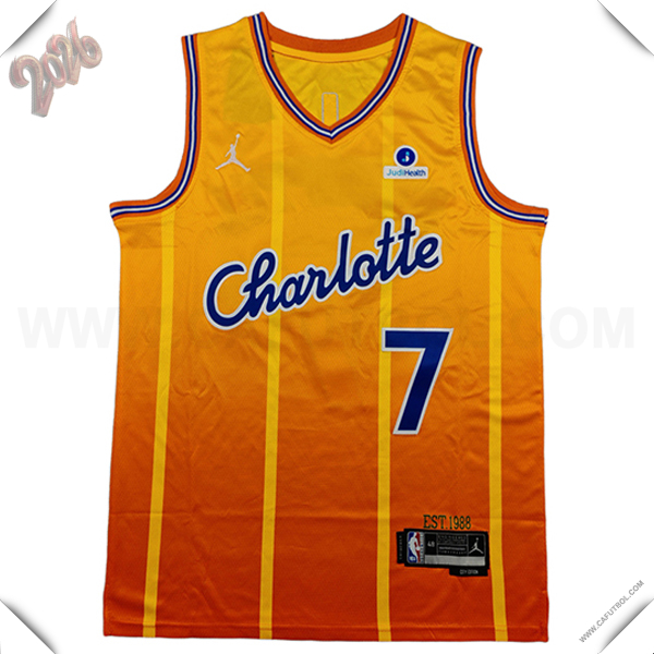Camisetas NBA Charlotte Hornets (KNUEPPEL #7) 2026/27 Naranja