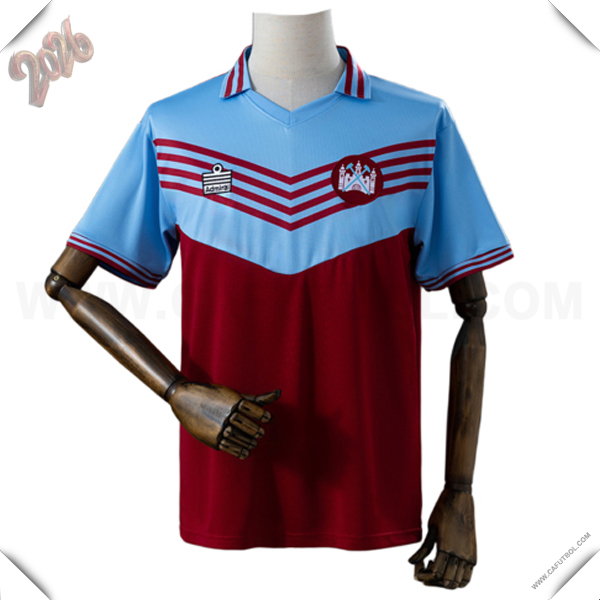 Primera Camiseta de West Ham Retro 1976/1980