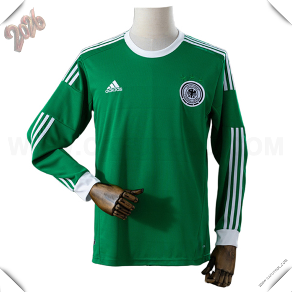 Segunda Camiseta de Alemania Retro Mangas Largas 2012/2013