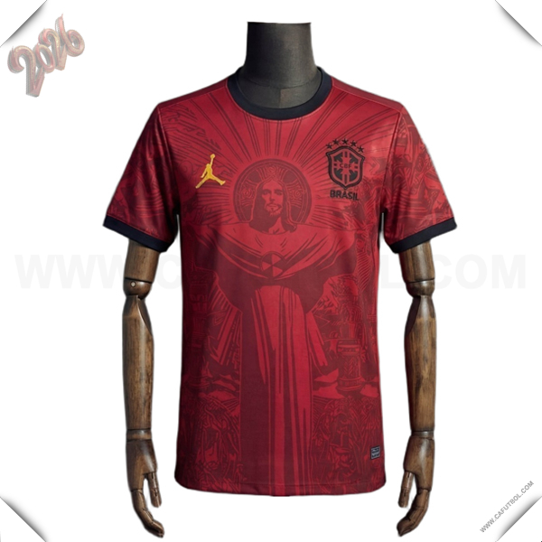 Camiseta Equipo de Brasil Edicion Especial 2026/2027 Rojo
