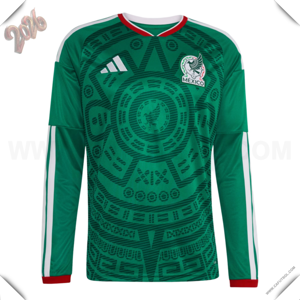 Nuevo Camiseta Equipo de Mexico Primera Mangas Largas 2026/2027