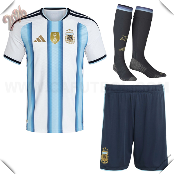 Primera Camiseta Futbol Argentina (Pantalones + Calcetines) 2026/2027