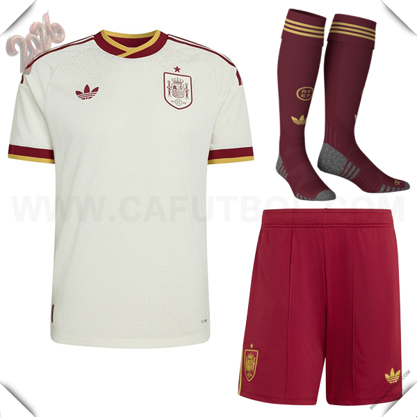 Segunda Camiseta Futbol España (Pantalones + Calcetines) 2026/2027