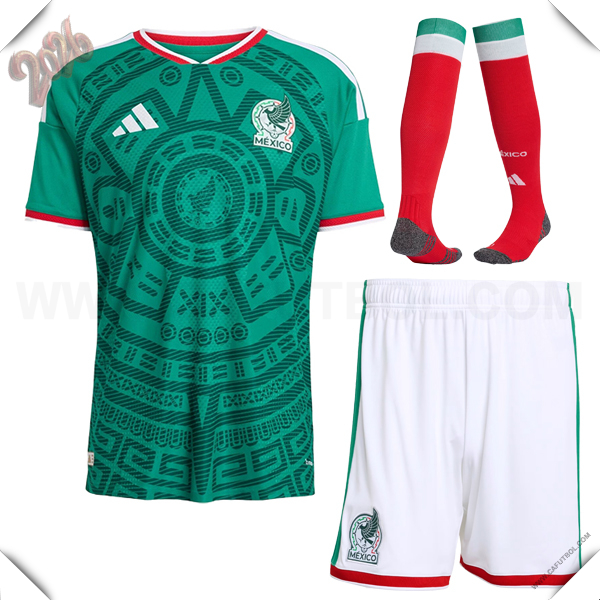 Primera Camiseta Futbol Mexico (Pantalones + Calcetines) 2026/2027