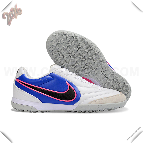 Nike Botas De Fútbol Tiempo Legend XI Elite TF Blanco/Azul/Negro
