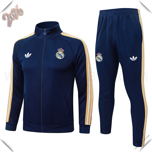 Chandal de Futbol Real Madrid Azul/Amarillo 2026/2027