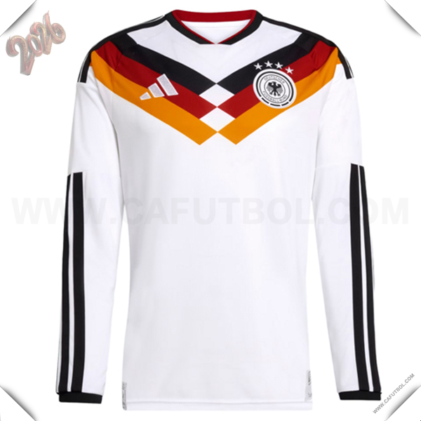 Nuevo Camiseta Equipo de Alemania Primera Mangas Largas Copa Mundial 2026
