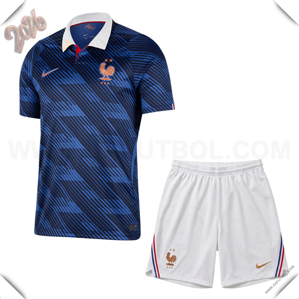 Primera Camiseta Futbol Francia + Pantalones Copa Mundial 2026