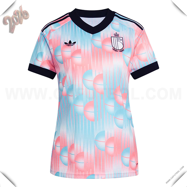 Nuevo Camiseta Equipo de Belgica Segunda Mujer Copa Mundial 2026