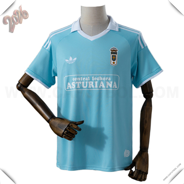 Camiseta de Real Oviedo Edicion del Centenario 2025/2026 Azul claro