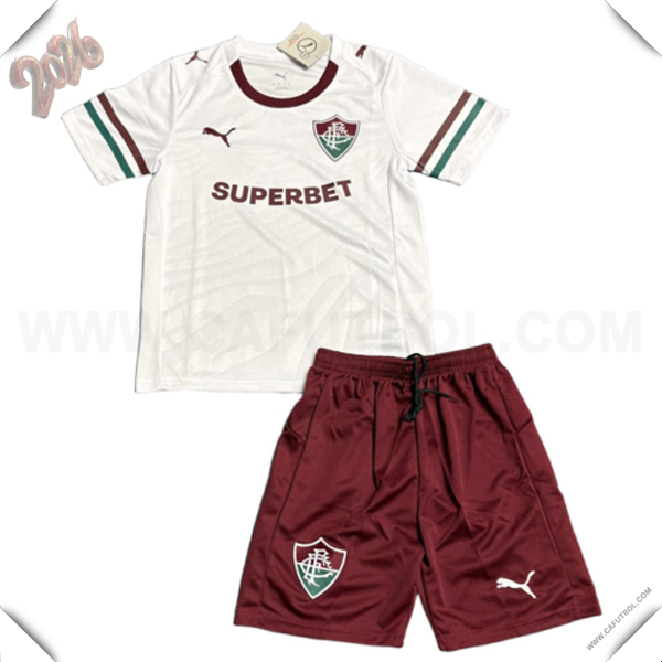 Segunda Camiseta Futbol Fluminense Ninos 2026/2027