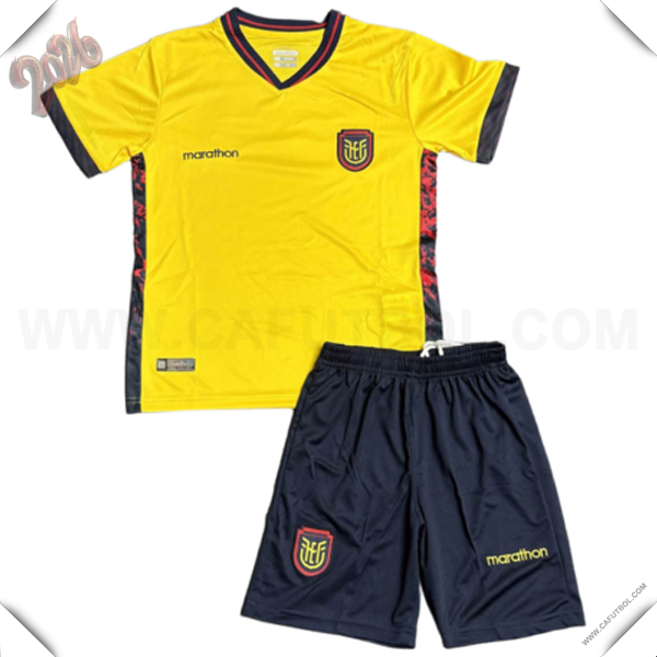 Primera Camiseta Futbol Ecuador Ninos 2026/2027