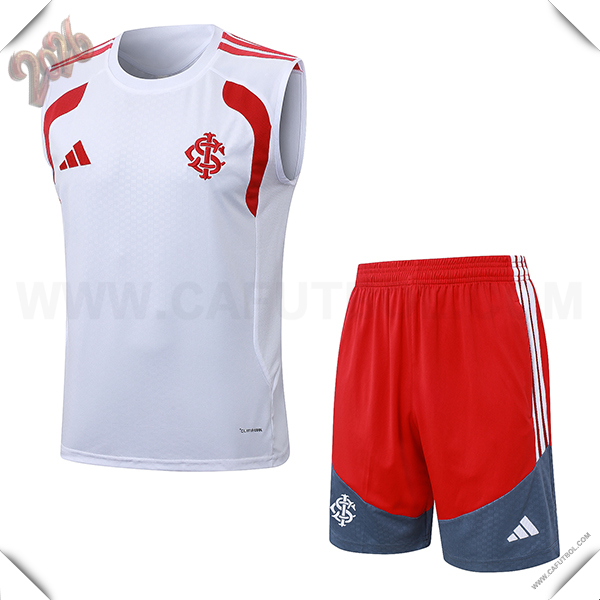 Camiseta Entrenamiento sin mangas Internacional Blanco/Rojo 2026/2027