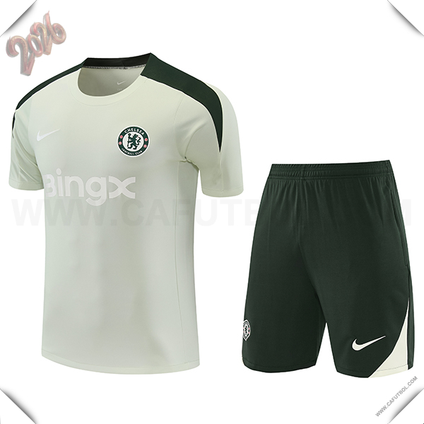 Training T-Shirt FC Chelsea Beige/Verde 2026/2027