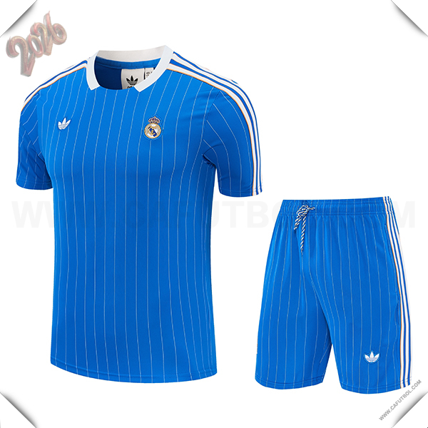 Training T-Shirt Real Madrid Azul/Blanco 2026/2027 -02