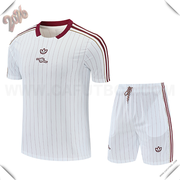 Training T-Shirt Arsenal Blanco/Rojo 2026/2027