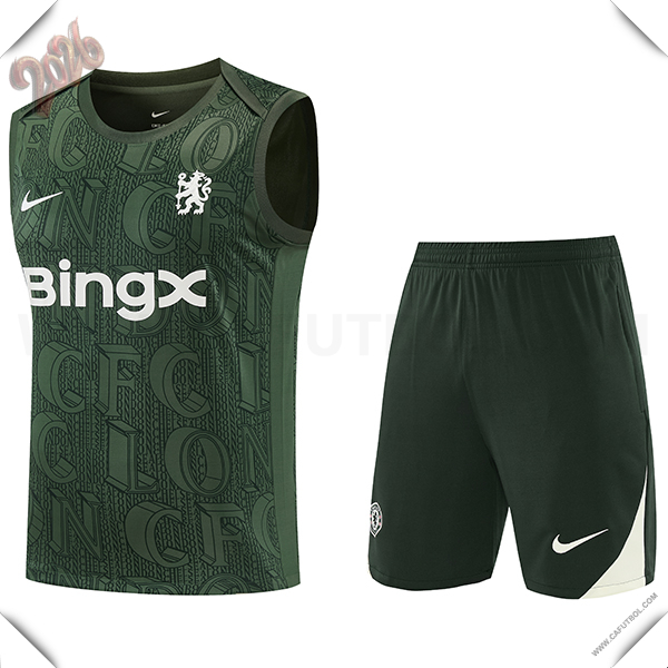 Camiseta Entrenamiento sin mangas FC Chelsea Verde 2026/2027