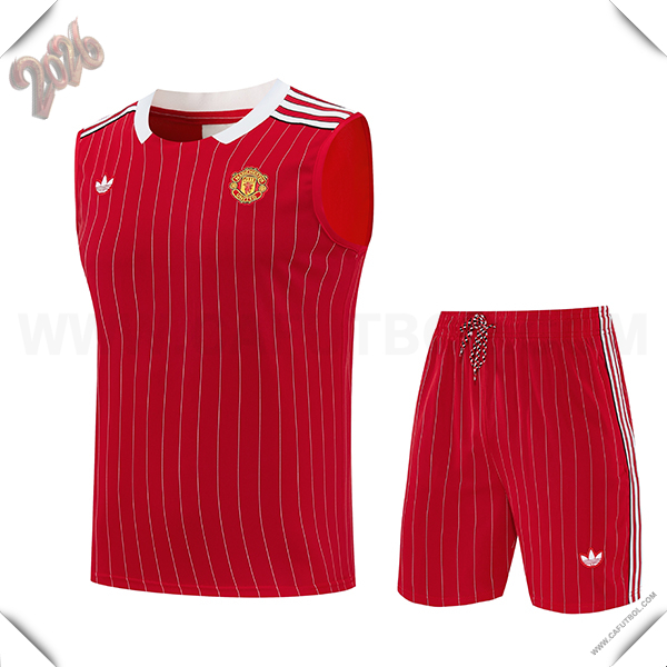 Camiseta Entrenamiento sin mangas Manchester United Rojo 2026/2027