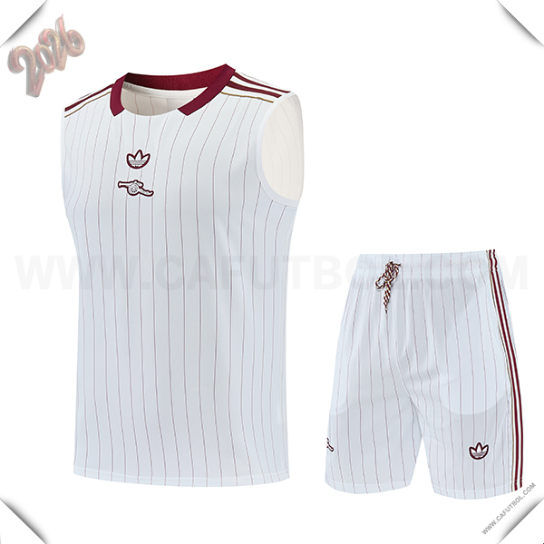 Camiseta Entrenamiento sin mangas Arsenal Blanco/Rojo 2026/2027