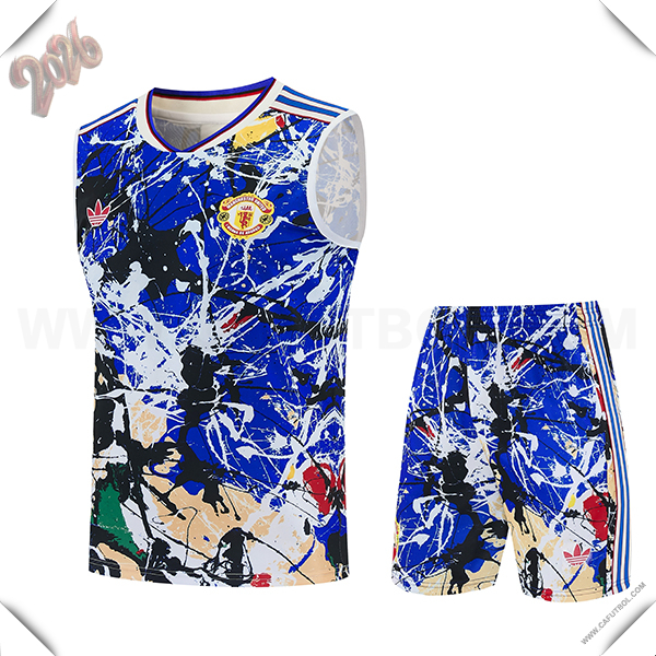 Camiseta Entrenamiento sin mangas Manchester United Azul 2026/2027