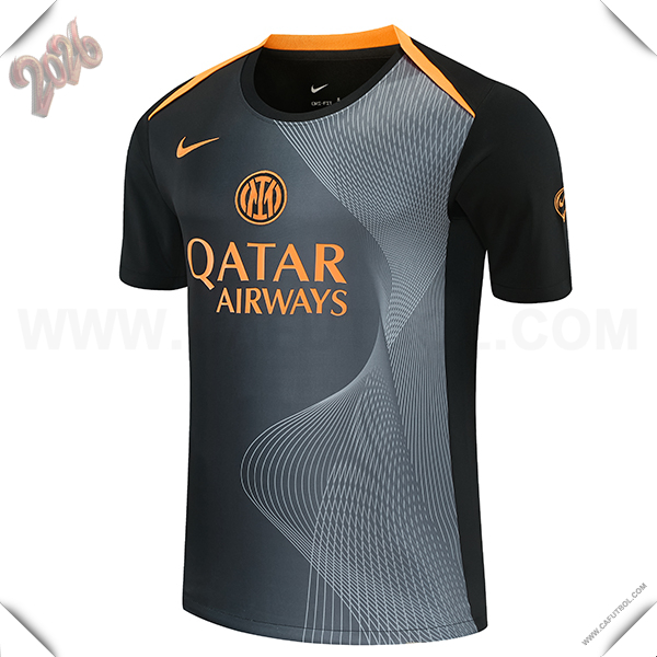 Training T-Shirt Inter Milan Negro/Naranja 2026/2027