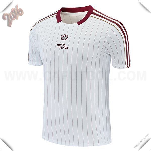 Training T-Shirt Arsenal Blanco/Rojo 2026/2027