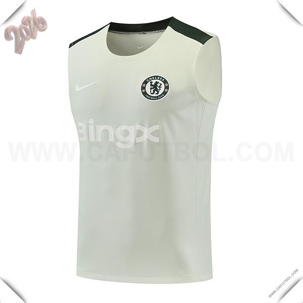 Chalecos De Futbol FC Chelsea Beige/Verde 2026/2027