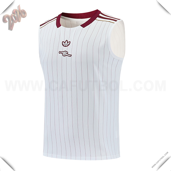 Chalecos De Futbol Arsenal Blanco/Rojo 2026/2027