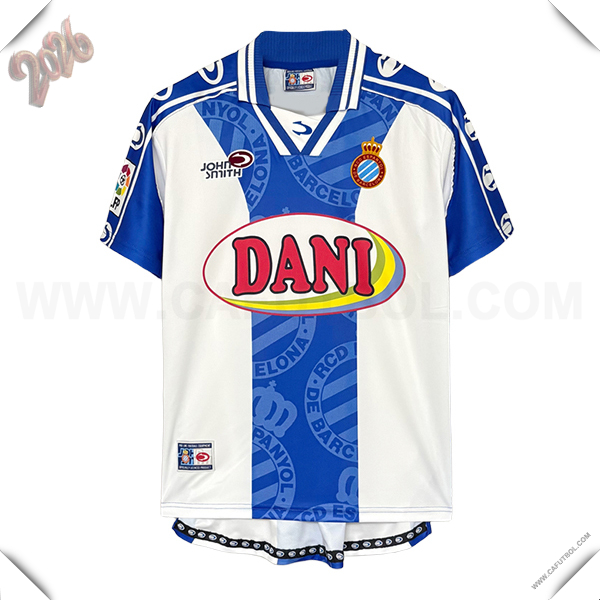Primera Camiseta de RCD Espanyol Retro 1990/2000