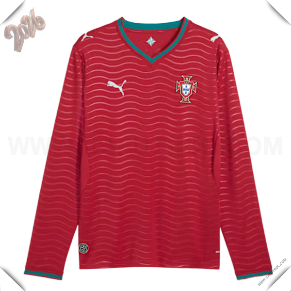 Nuevo Camiseta Equipo de Portugal Primera Mangas Largas 2026/2027