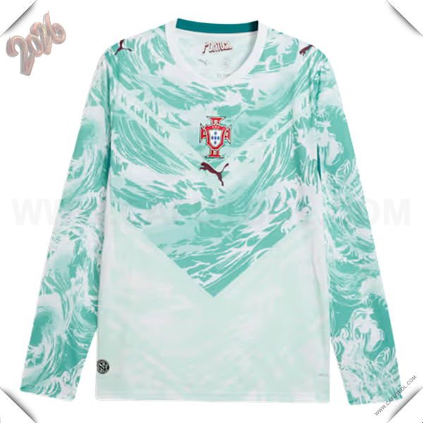 Nuevo Camiseta Equipo de Portugal Segunda Mangas Largas 2026/2027