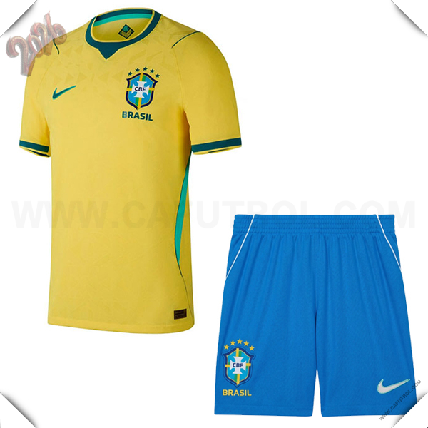 Primera Camiseta Futbol Brasil + Pantalones 2026/2027