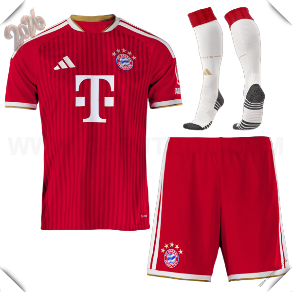 Primera Camiseta Futbol Bayern Munich (Pantalones + Calcetines) 2026/2027