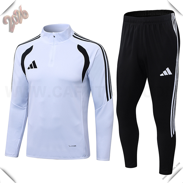 Chandal de Futbol Adidas Blanco/Negro 2026/2027