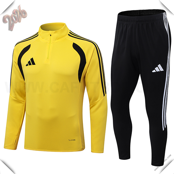 Chandal de Futbol Adidas Amarillo/Negro 2026/2027