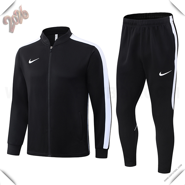Chandal Chaquetas de Futbol Nike Negro/Blanco 2026/2027