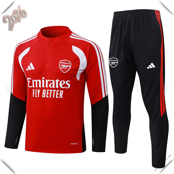Chandal de Futbol Arsenal Rojo/Negro/Blanco 2026/2027