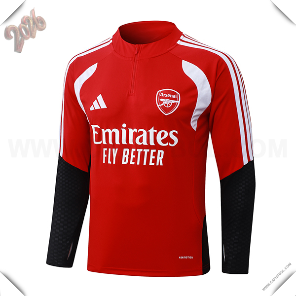 Sudadera De Entrenamiento Arsenal Rojo/Negro/Blanco 2026/2027