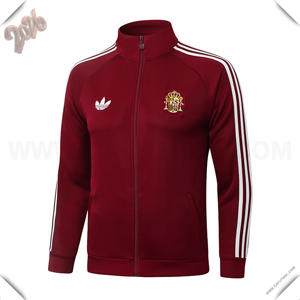 Chaquetas Futbol España Rojo/Blanco 2026/2027