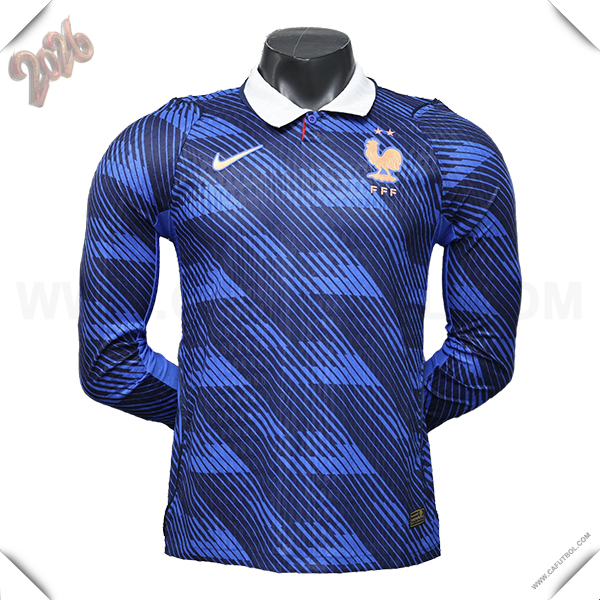 Primera Camiseta Equipo de Francia Mangas Largas Copa Mundial 2026