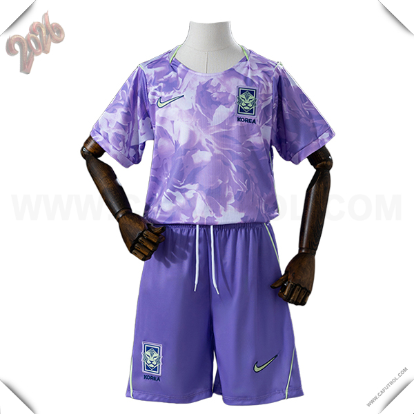 Segunda Camiseta Equipo de Corea del Sur Ninos Copa Mundial 2026