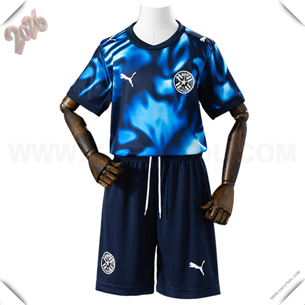 Segunda Camiseta Equipo de Paraguay Ninos Copa Mundial 2026