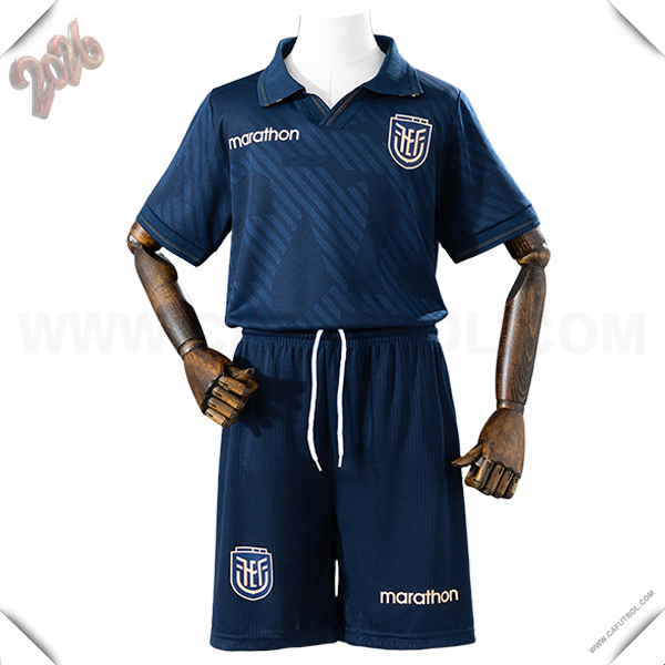 Segunda Camiseta Equipo de Ecuador Ninos Copa Mundial 2026